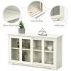 Sideboard Buffet Cupboard Storage Cabinet with Sliding Door