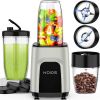 KOIOS 850W Countertop Blenders for Shakes and Smoothies, Protein Drinks, Nuts, Spices, Fruit Vegetables Drinks, Coffee Grinder for Beans,11-Piece Kitc