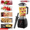 5 Core 2L Professional Countertop Blender Touch Screen For Kitchen 68 Oz 2000W High Speed BPA Free 6 Titanium Blade Smoothie Blender Electric For Soup