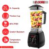 5 Core 2L Professional Countertop Blender Touch Screen For Kitchen 68 Oz 2000W High Speed BPA Free 6 Titanium Blade Smoothie Blender Electric For Soup