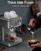 1350W Semi-automatic espresso machine with temperature adjusted mobile filter Cold / hot espresso 20Bar extraction mocha Nestle espresso Steam tempera