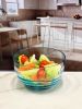 Swirl Acrylic Serving Bowls, Unbreakable Small Plastic Bowls, Soup Bowls, Salad Bowls, Cereal Bowl for Snacks, BPA Free