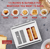 Wide Slot Multi Stoace 4 pcs Toaster Dual Control Panel 1.5in4 Slots 6 Type Toast Cover Set High Lift Bar Bagel / Thaw / Cancel 3 features vintage sty