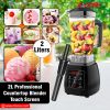 5 Core 2L Professional Countertop Blender Touch Screen For Kitchen 68 Oz 2000W High Speed BPA Free 6 Titanium Blade Smoothie Blender Electric For Soup