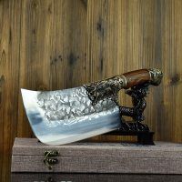 Household Bone Chopping Hand-forged Kitchen Knife Dual-use Knife Ghost Hand Made Chef Knives (Option: Knife)