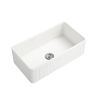 Inch White Farmhouse Sink Deep Apron Sink Undermount Farmhouse Kitchen Sink Single Farm Sink